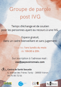 Lire la suite à propos de l’article Groupe de parole post IVG