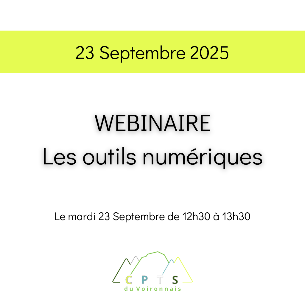 Webinaire les outils numériques