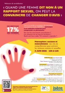 Lire la suite à propos de l’article Webinaire de sensibilisation – Manosphère, sexisme et masculinisme : des clés de compréhension pour prévenir les violences sexistes et sexuelles