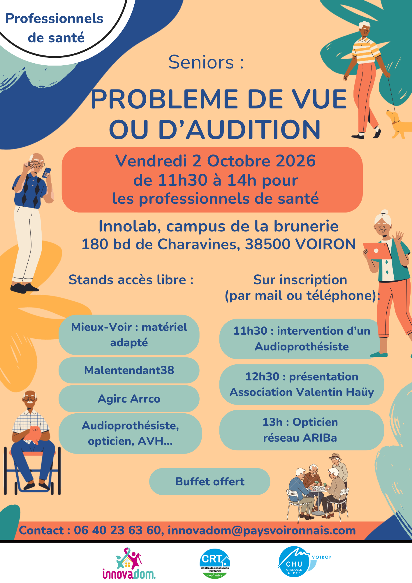 Séniors : Problème de vue ou d&rsquo;audition